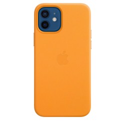 Coque Cuir MagSafe iPhone 12 | 12 Pro Orange