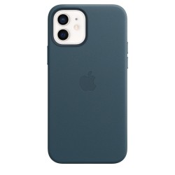 Coque Cuir MagSafe iPhone 12 | 12 Pro Bleu