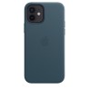 Coque Cuir MagSafe iPhone 12 | 12 Pro Bleu
