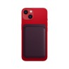 Portefeuille en cuir MagSafe iPhone Rouge