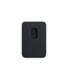 Portefeuille en cuir MagSafe iPhone Noir