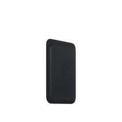 Portefeuille en cuir MagSafe iPhone Noir
