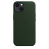 Coque en cuir MagSafe iPhone 13 Vert