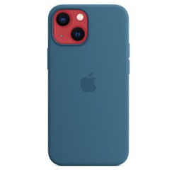 Coque Silicone MagSafe iPhone 13 Mini Bleu Polaire