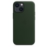 Coque en cuir MagSafe iPhone 13 Mini Vert