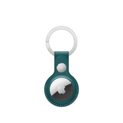 Porte-clés en cuir AirTag Vert