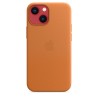Coque en cuir MagSafe iPhone 13 Mini Golden Marron