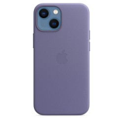 Coque en cuir MagSafe iPhone 13 Mini Violet