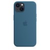 Coque Silicone MagSafe iPhone 13 Bleu Polaire