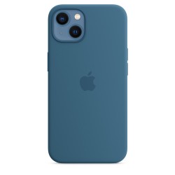 Coque Silicone MagSafe iPhone 13 Bleu Polaire