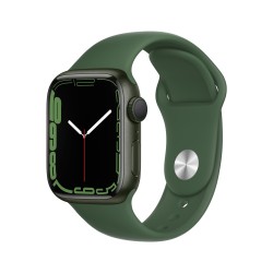 Apple Watch 7 GPS 41mm Vert AluMinium Coque Clover Sport Regular