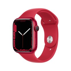Apple Watch 7 GPS 45mm Rouge AluMinium Coque Rouge Sport Regular