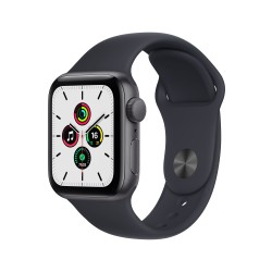 Apple Watch SE GPS 40mm Gris AluMinium Coque Minuit Sport RegularMKQ13TY/A