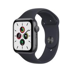Apple Watch SE GPS 44mm Gris AluMinium Coque Minuit Sport Regular