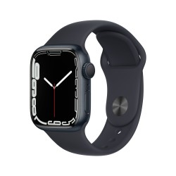 Apple Watch 7 GPS 41mm Minuit AluMinium Coque Minuit Sport RegularMKMX3TY/A