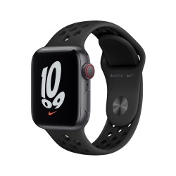 Apple Watch Nike SE GPS Cellulaire 40mm Gris AluMinium Coque AnthraciteLe Noir B RegularMKR53TY/A