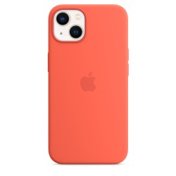 Coque Silicone MagSafe iPhone 13 Orange