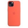Coque Silicone MagSafe iPhone 13 Orange