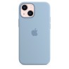 Coque Silicone MagSafe iPhone 13 Mini Bleu
