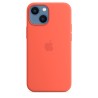Coque Silicone MagSafe iPhone 13 Mini Orange
