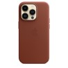 Coque MagSafe Cuir iPhone 14 Pro Umber