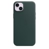 Coque MagSafe Cuir iPhone 14 Plus Vert