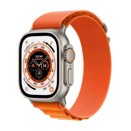 Watch Ultra GPS Cellulaire 49mm Titane Coque Orange Alpin  