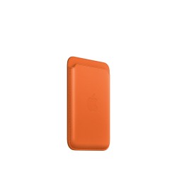 Sac Cuir MagSafe iPhone Orange
