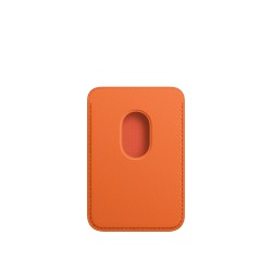Sac Cuir MagSafe iPhone Orange