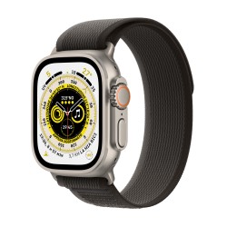 Achetez Watch Ultra GPS Cellulaire 49mm Titane Noir S/M chez Apple pas cher|i❤ShopDutyFree.fr