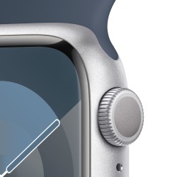 Achetez Watch 9 Aluminium 41 Argent Bleue Groupe S/M chez Apple pas cher|i❤ShopDutyFree.fr
