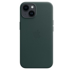 Achetez Coque MagSafe Cuir iPhone 14 Vert chez Apple pas cher|i❤ShopDutyFree.fr