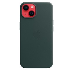 Achetez Coque MagSafe Cuir iPhone 14 Vert chez Apple pas cher|i❤ShopDutyFree.fr