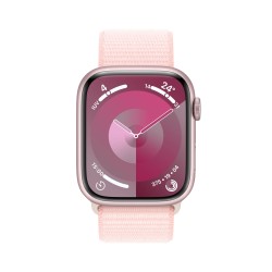 Achetez Watch 9 Aluminium 45 Rose Tissu Groupe Rose chez Apple pas cher|i❤ShopDutyFree.fr