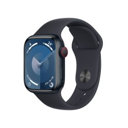 Achetez Watch 9 Aluminium 41 Cell Noir M/L chez Apple pas cher|i❤ShopDutyFree.fr