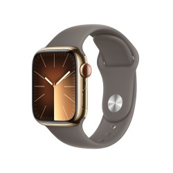 Achetez Watch 9 Acier 41 cell or Groupee brun S/M chez Apple pas cher|i❤ShopDutyFree.fr