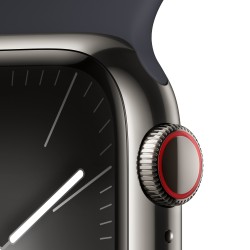 Achetez Watch 9 Acier 41 graphite Groupe noire S/M chez Apple pas cher|i❤ShopDutyFree.fr