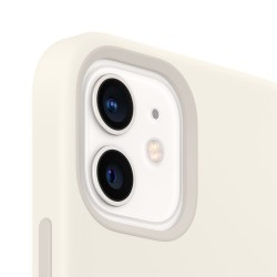 Achetez Coque en silicone MagSafe pour iPhone 12 | 12 Pro Blanc chez Apple pas cher|i❤ShopDutyFree.fr
