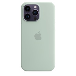 Achetez Coque MagSafe Silicone iPhone 14 Pro Max Vert chez Apple pas cher|i❤ShopDutyFree.fr
