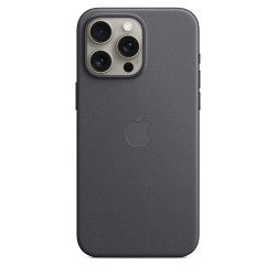 Achetez Coque Tissage Fin iPhone 15 Pro Max Noir chez Apple pas cher|i❤ShopDutyFree.fr