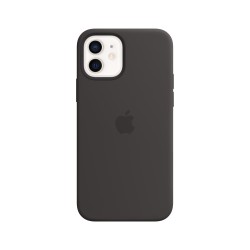 Achetez Coque en silicone MagSafe pour iPhone 12 | 12 Pro Noir chez Apple pas cher|i❤ShopDutyFree.fr