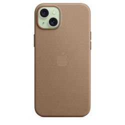Achetez Coque Tissage Fin iPhone 15 Plus taupe chez Apple pas cher|i❤ShopDutyFree.fr