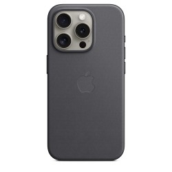 Achetez Coque Tissage Fin iPhone 15 Pro Noir chez Apple pas cher|i❤ShopDutyFree.fr