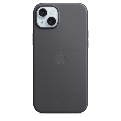 Achetez Coque Tissage Fin iPhone 15 Plus Noir chez Apple pas cher|i❤ShopDutyFree.fr