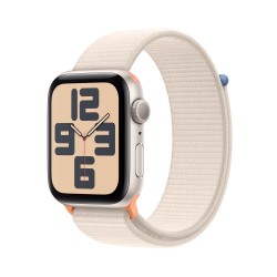 Achetez Watch SE GPS Aluminium Blanc Bracelet Beige Loop chez Apple pas cher|i❤ShopDutyFree.fr
