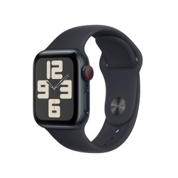 Achetez Watch SE GPS Cell 40mm Aluminium Bracelet Noir S/M chez Apple pas cher|i❤ShopDutyFree.fr