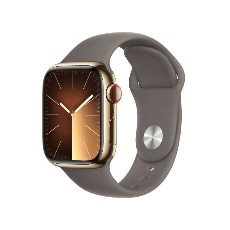 Achetez Watch 9 Acier 41 cell or Groupee brun M/L chez Apple pas cher|i❤ShopDutyFree.fr