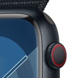 Achetez Watch 9 Aluminium 45 Cell Noir Tissu Groupe chez Apple pas cher|i❤ShopDutyFree.fr