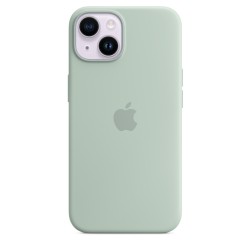 Achetez Coque MagSafe Silicone iPhone 14 Vert chez Apple pas cher|i❤ShopDutyFree.fr