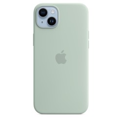 Achetez Coque MagSafe Silicone iPhone 14 Plus Vert chez Apple pas cher|i❤ShopDutyFree.fr